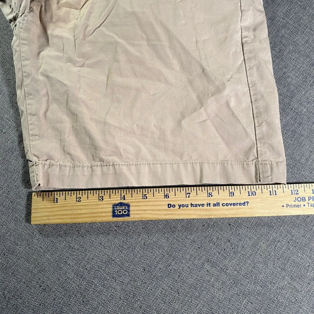 MDumas & Sons 9 Incher Khaki Shorts Mens Size 33 Casual Flat Front‎